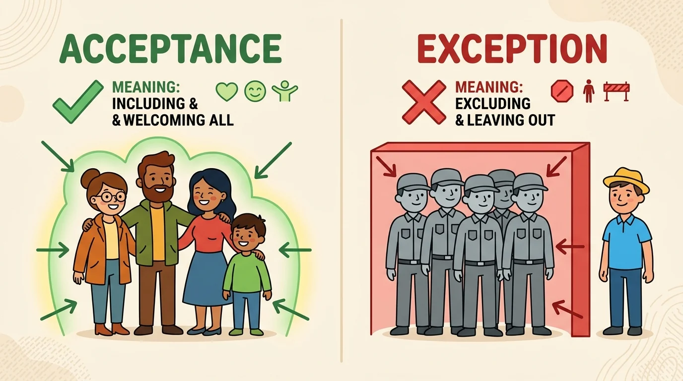 Acception or Exception