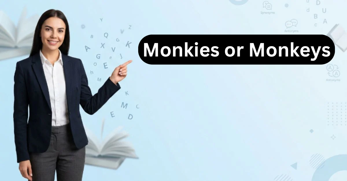 Monkies or Monkeys