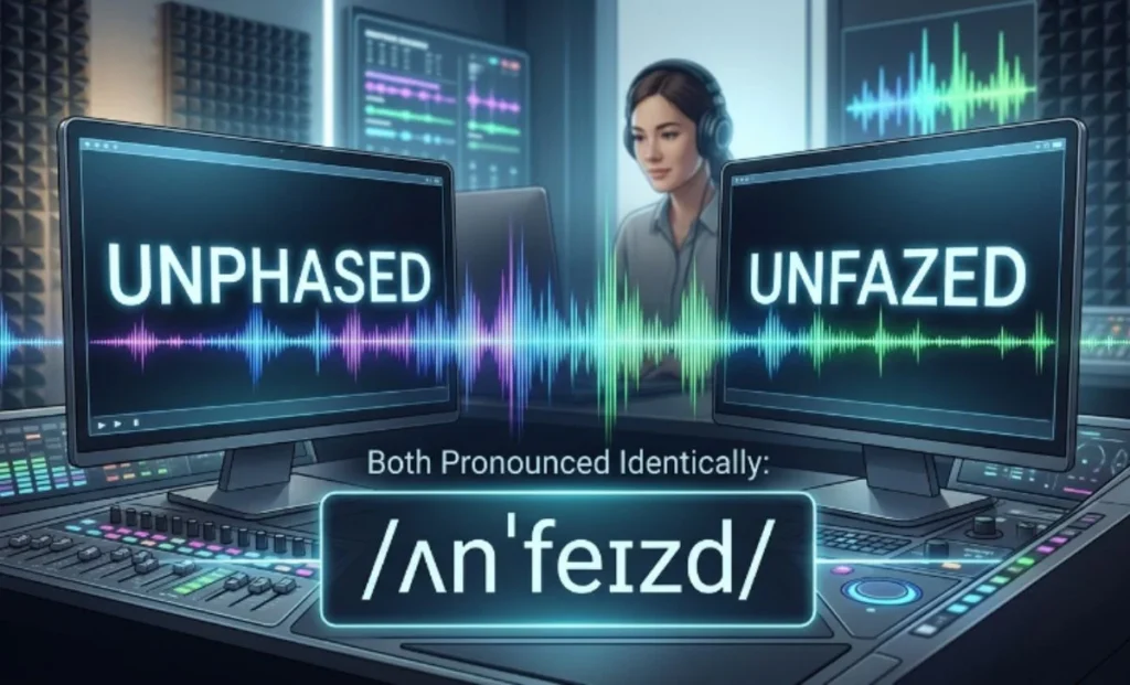 Pronunciation of Unphased or Unfazed