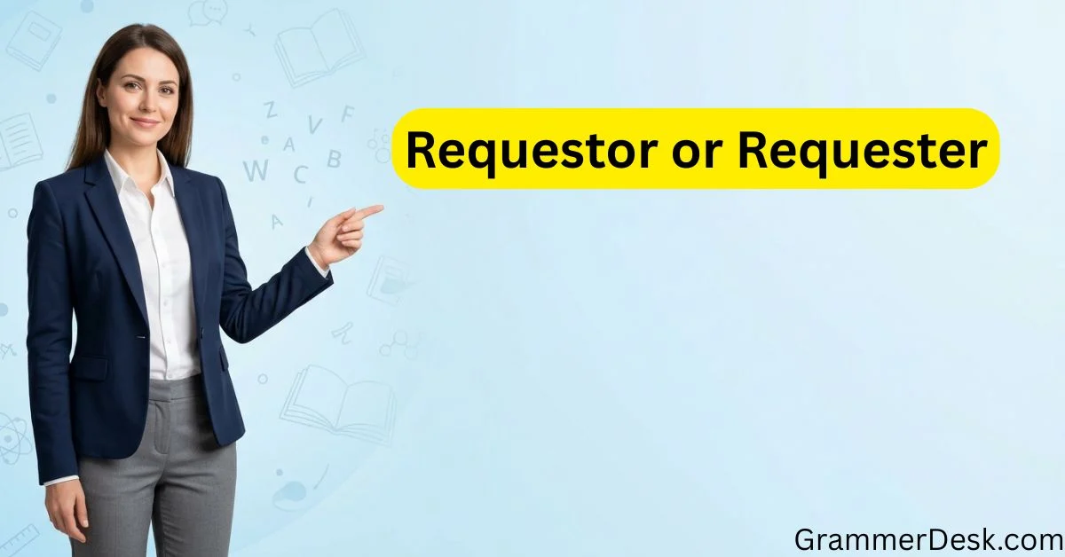 Requestor or Requester