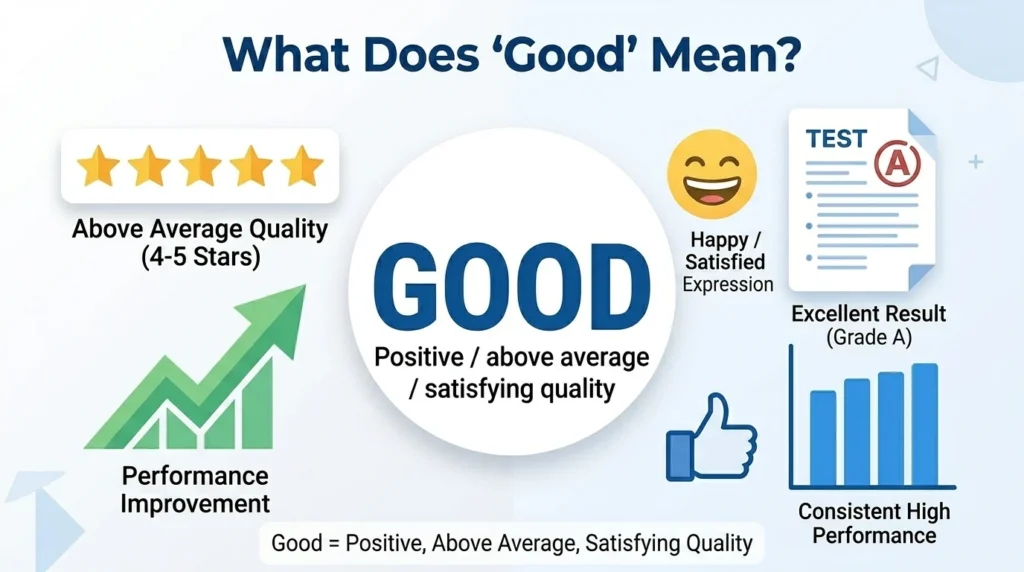 What Does “Good” Mean