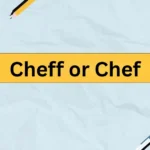 cheff or chef