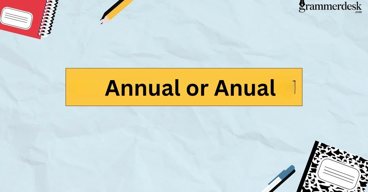 Annual or Anual
